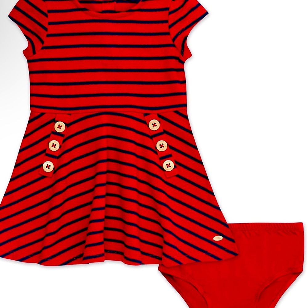 Infant girl dress with matching underpants